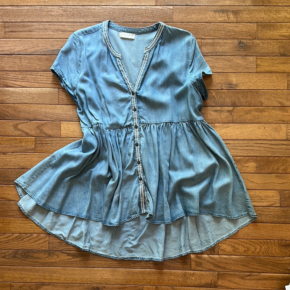 Denim Blue Women's Top